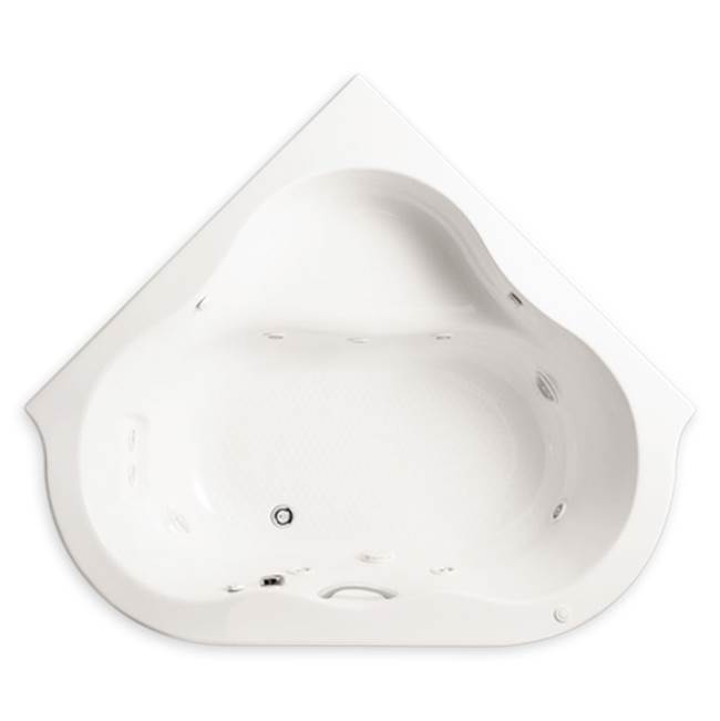 American Standard Evolution® Corner 60 x 60-Inch Drop-In Bathtub With EverClean® Hydromassage System