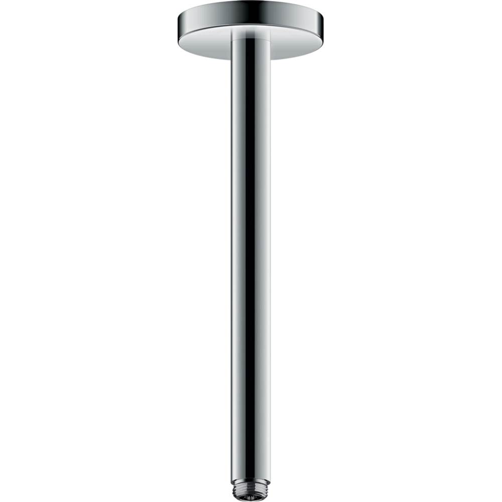 Axor ShowerSolutions Extension Pipe for Ceiling Mount, 12'' in Chrome