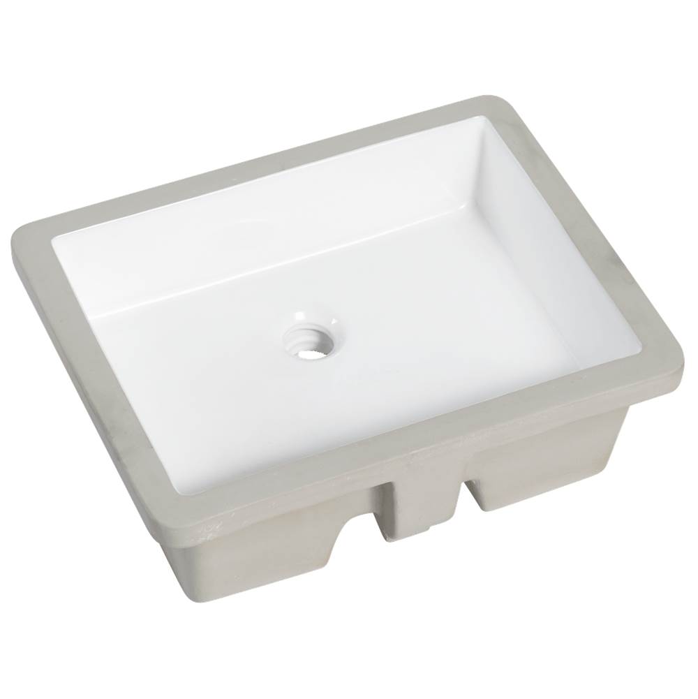 Continental Ceramic Sinks Mambo - Undercounter, Counter Surface Bathroom Sink