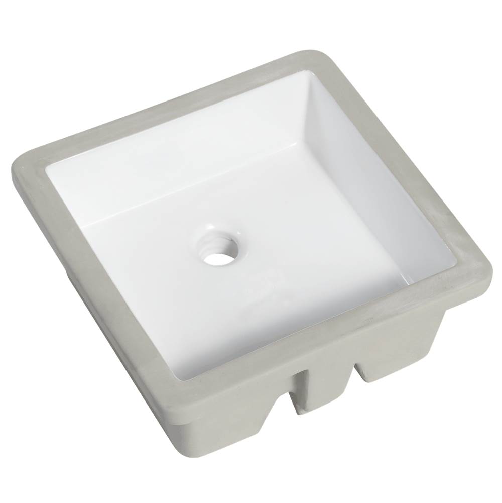 Continental Ceramic Sinks Mojo - Undercounter, Counter Surface Bathroom Sink