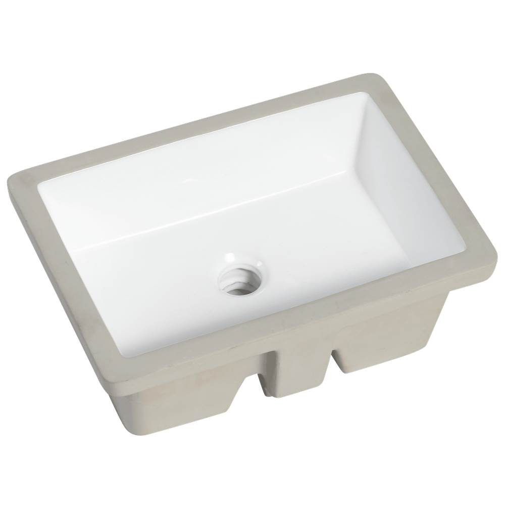 Continental Ceramic Sinks Tango - Undercounter, Counter Surface Bathroom Sink