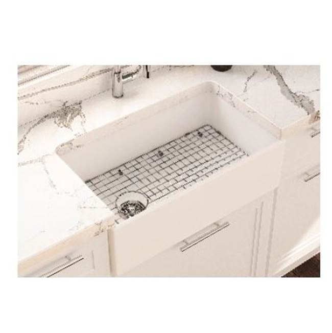 Cheviot Products Adria Fireclay Kitchen Sink, 30'', Gloss White