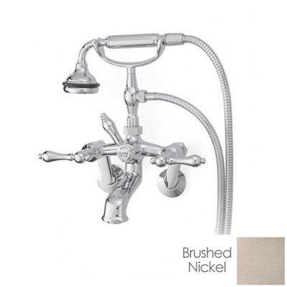 Cheviot Products 5100 SERIES Wall-Mount Tub Filler - Cross Handles - Metal Accents