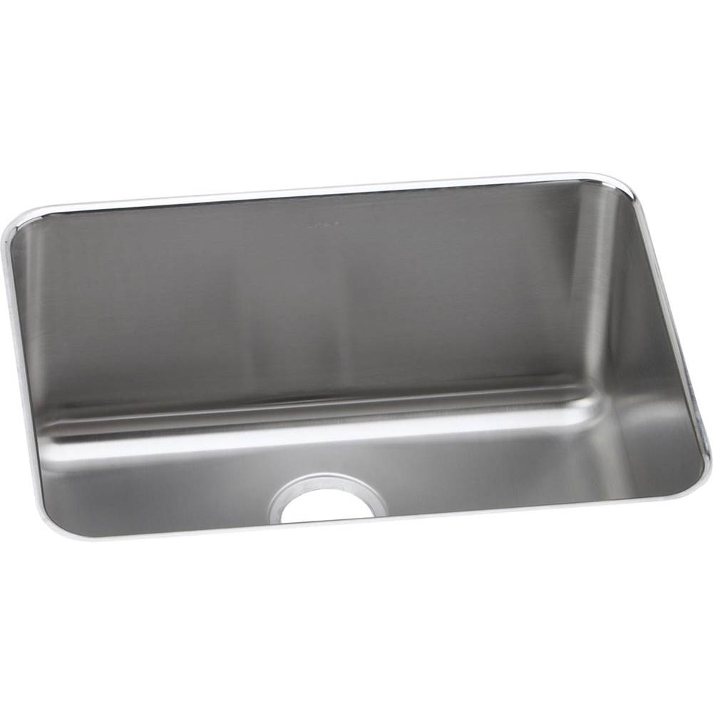 Elkay Lustertone Classic Stainless Steel 25-1/2'' x 19-1/4'' x 10'', Single Bowl Undermount Sink