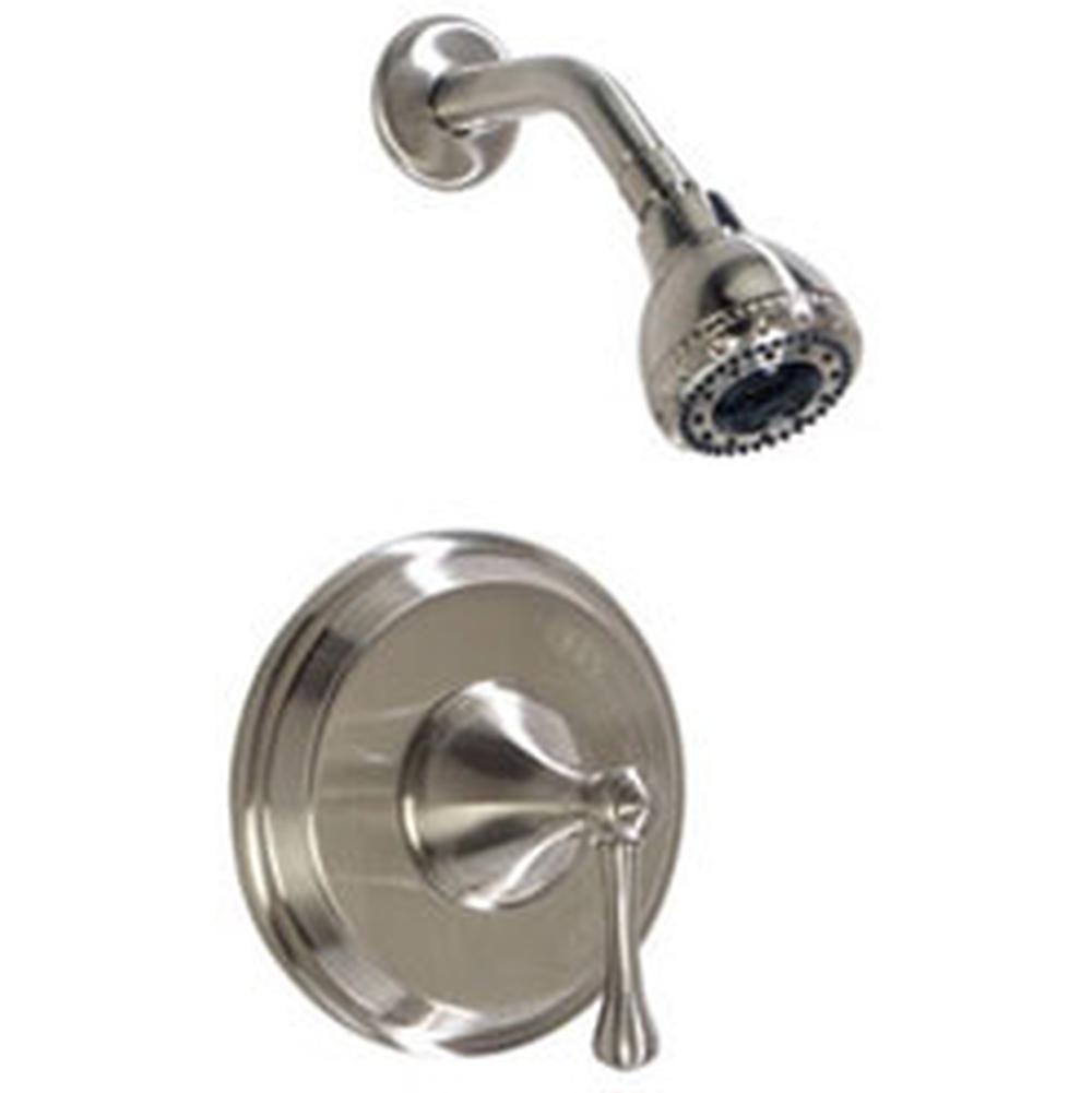 Gerber Plumbing Abigail 1H Shower Only Trim Kit w/ Multi-Function Showerhead 2.5gpm Brushed Nickel