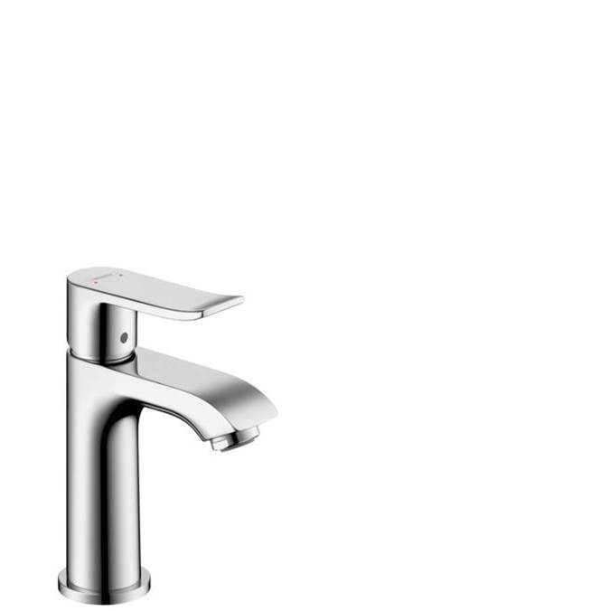 Hansgrohe Metris Single-Hole Faucet 100 with Pop-Up Drain, 1.2 GPM in Chrome