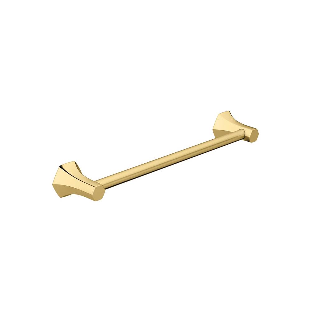 Hansgrohe Locarno Towel Bar, 18'' in Brushed Gold Optic