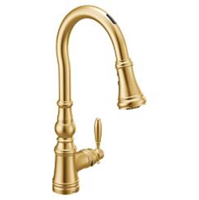Moen Brushed Gold One-Handle Pulldown Kitchen Faucet