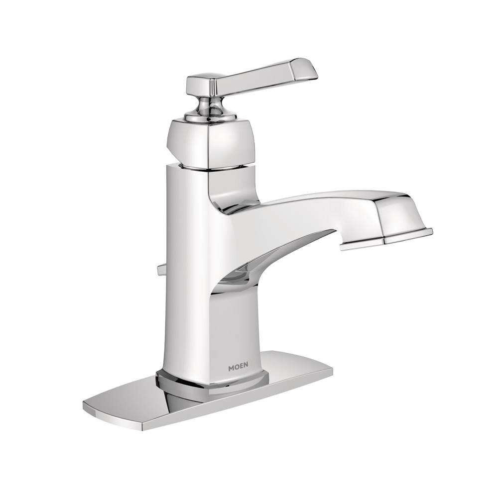 Moen Boardwalk 1-Handle Bathroom Sink Faucet in Chrome