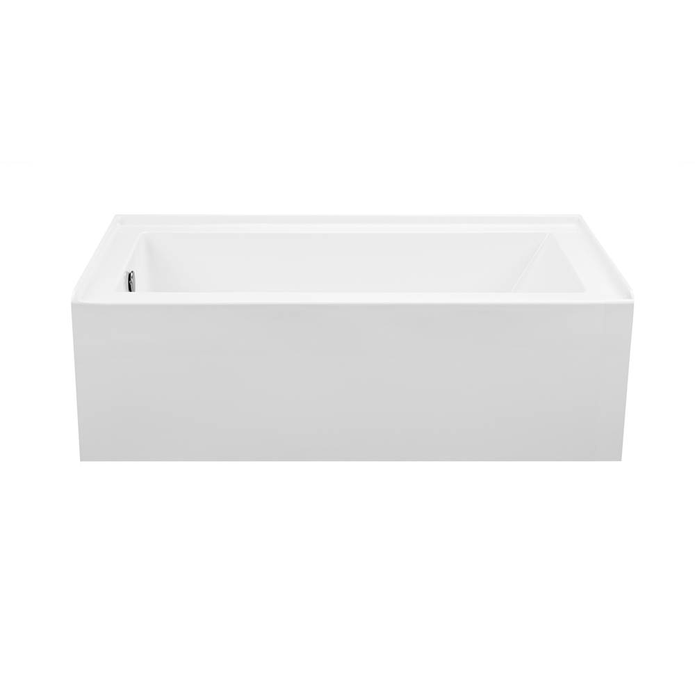 MTI Baths Cameron 2 Acrylic Cxl Integral Skirted Rh Drain Air Bath/Whirlpool - White (60X30)