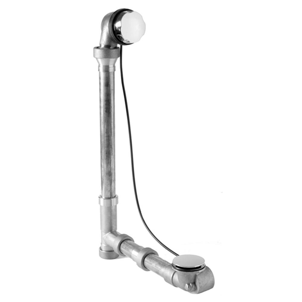 Mountain Plumbing Brass Body Cable Operated Bath Waste & Overflow Drain with Patented Flexible Overflow Neck for 27'' Tub