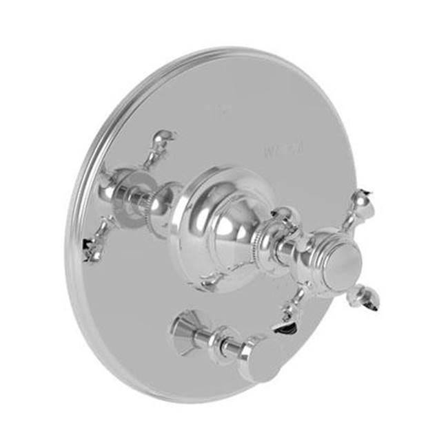 Newport Brass Victoria Balanced Pressure Tub & Shower Diverter Plate with Handle