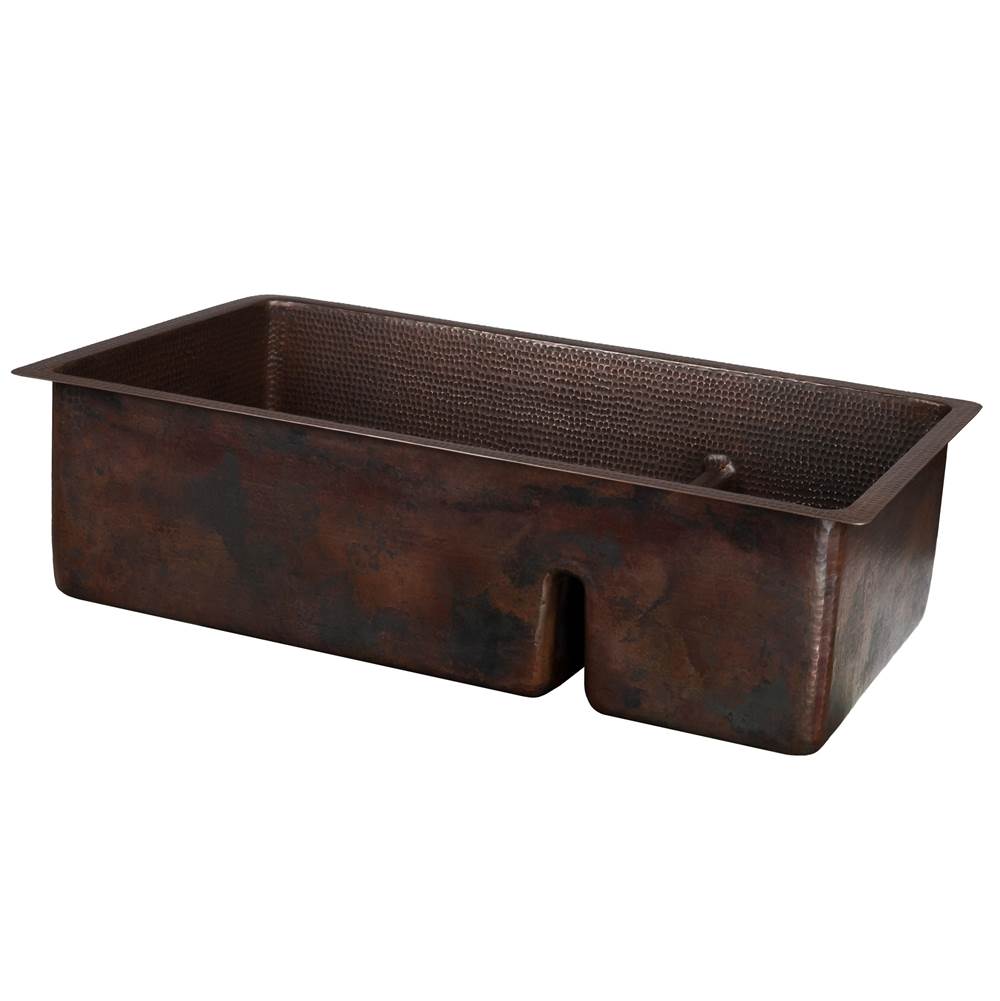 Premier Copper Products - Undermount Double Bowl Sinks