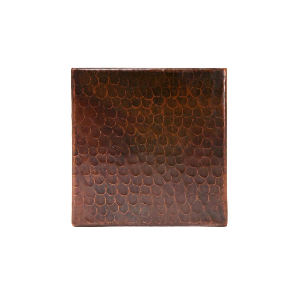 Premier Copper Products 6'' x 6'' Hammered Copper Tile