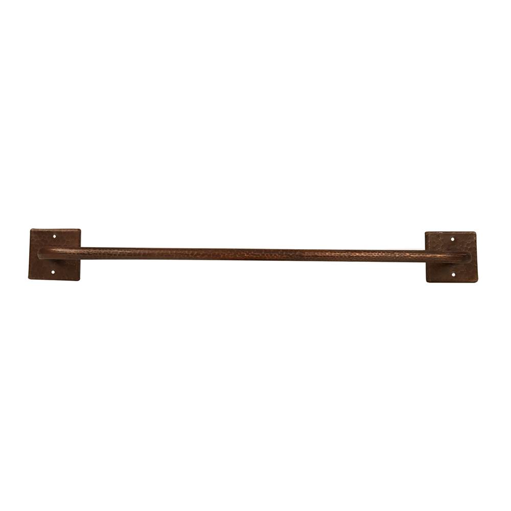 Premier Copper Products 24'' Hand Hammered Copper Towel Bar