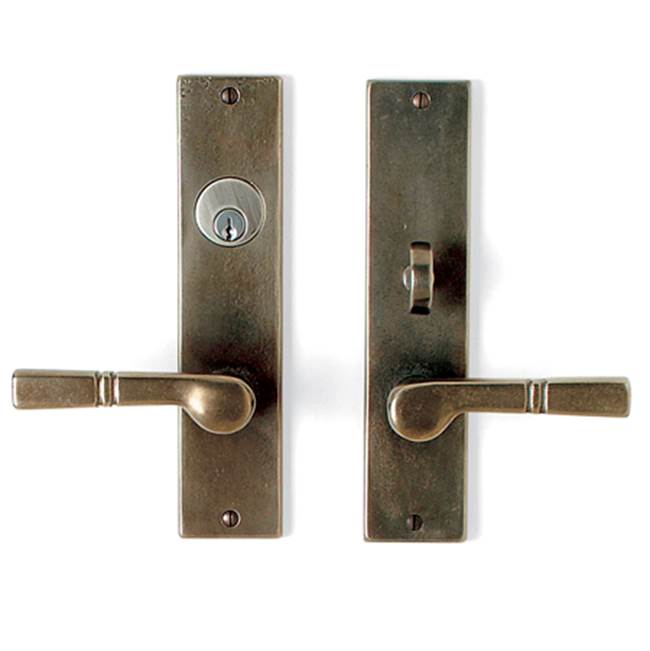 Sun Valley Bronze Passage set. Lever/knob x lever/knob interior mortise lock set. Sectional. P-925 (ext) P-925 (int)