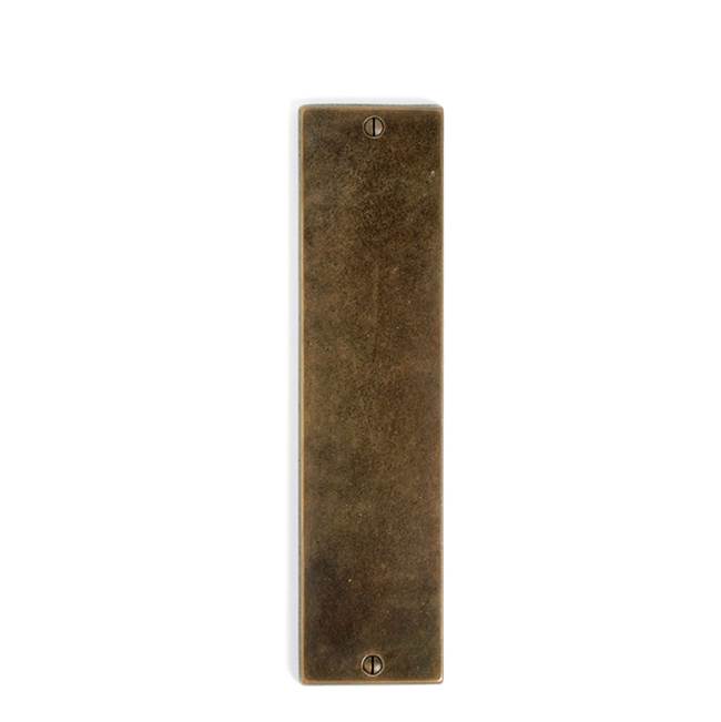 Sun Valley Bronze 2 1/2'' x 21'' Arch push pull plate w/key cylinder.