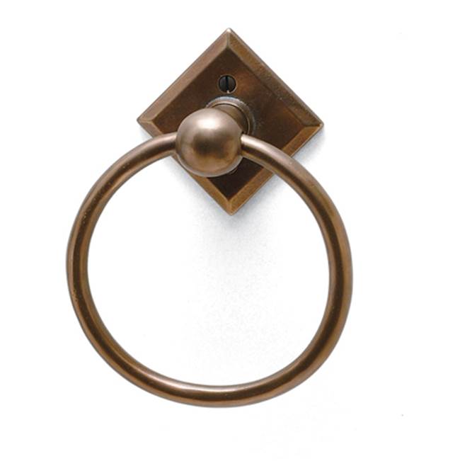 Sun Valley Bronze 5'' Hand towel ring. Specify escutcheon.