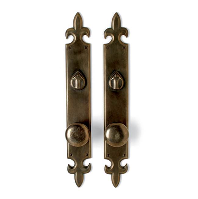 Sun Valley Bronze Single cylinder. Lever/knob x lever/knob deadbolt entry set. EP-1250KC (ext) EP-1250TPC (int)