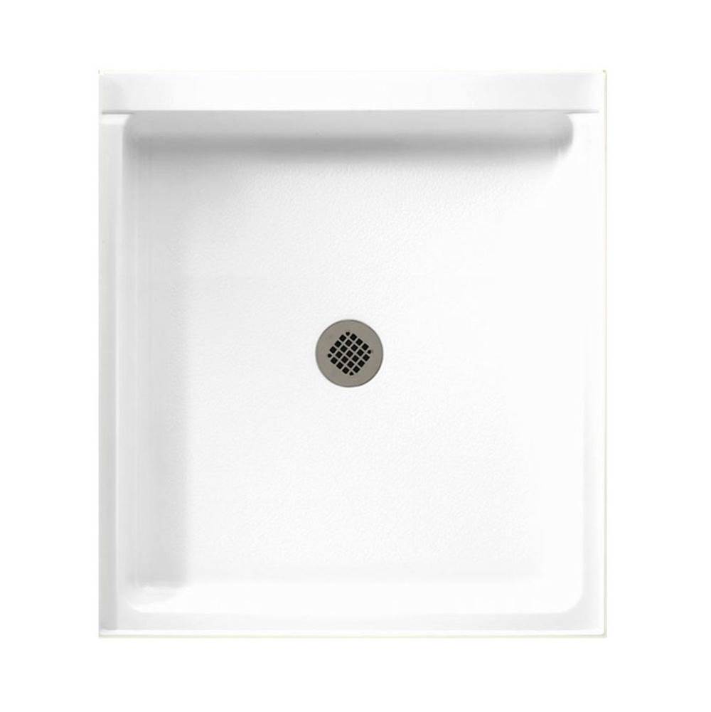 Swan SS-4236 42 x 36 Swanstone Alcove Shower Pan with Center Drain in Ice