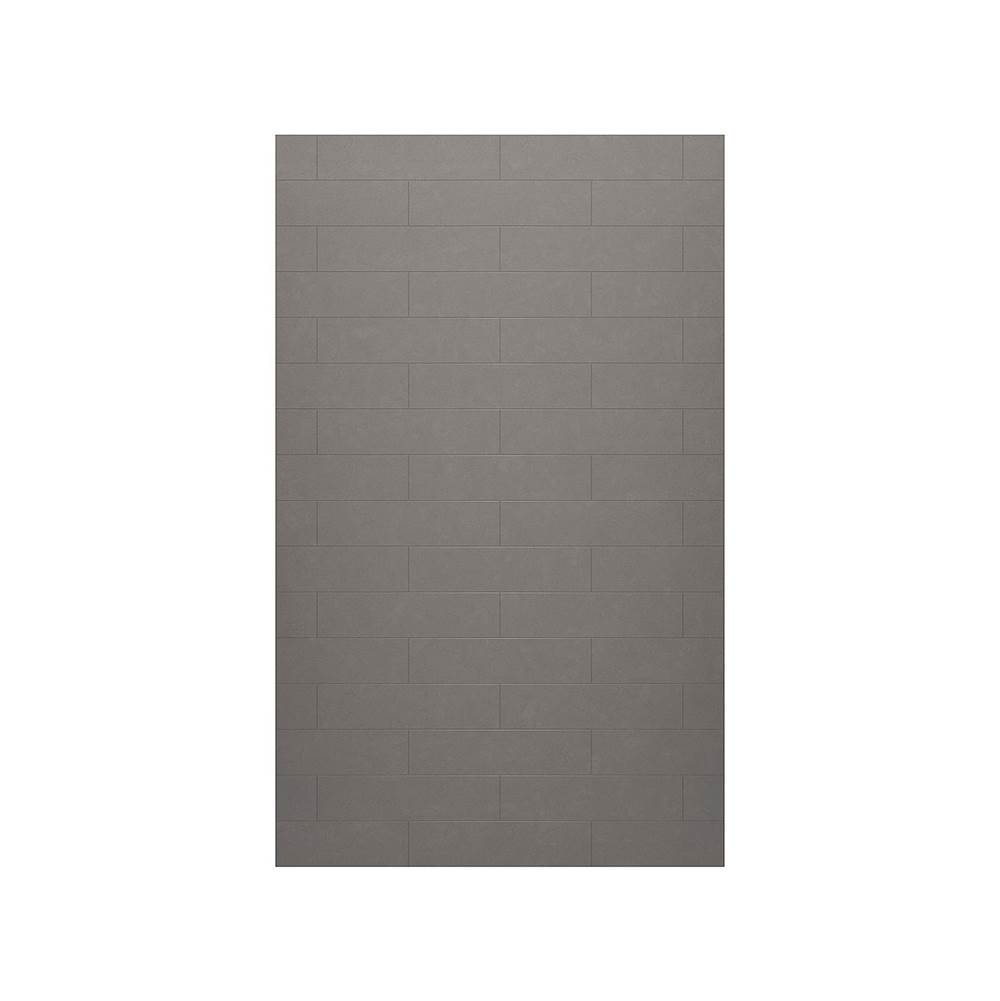 Swan MSMK-8434-1 34 x 84 Swanstone® Modern Subway Tile Glue up Bathtub and Shower Single Wall Panel in Sandstone