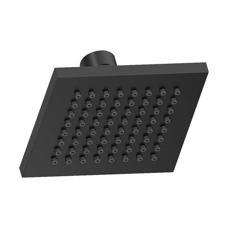 Symmons Duro 1-Spray 4 in. Fixed Showerhead in Matte Black (1.5 GPM)