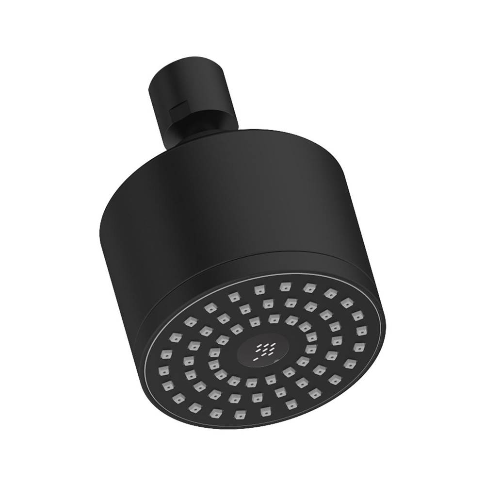 Symmons Dia 1-Spray 3 in. Fixed Showerhead in Matte Black (1.5 GPM)