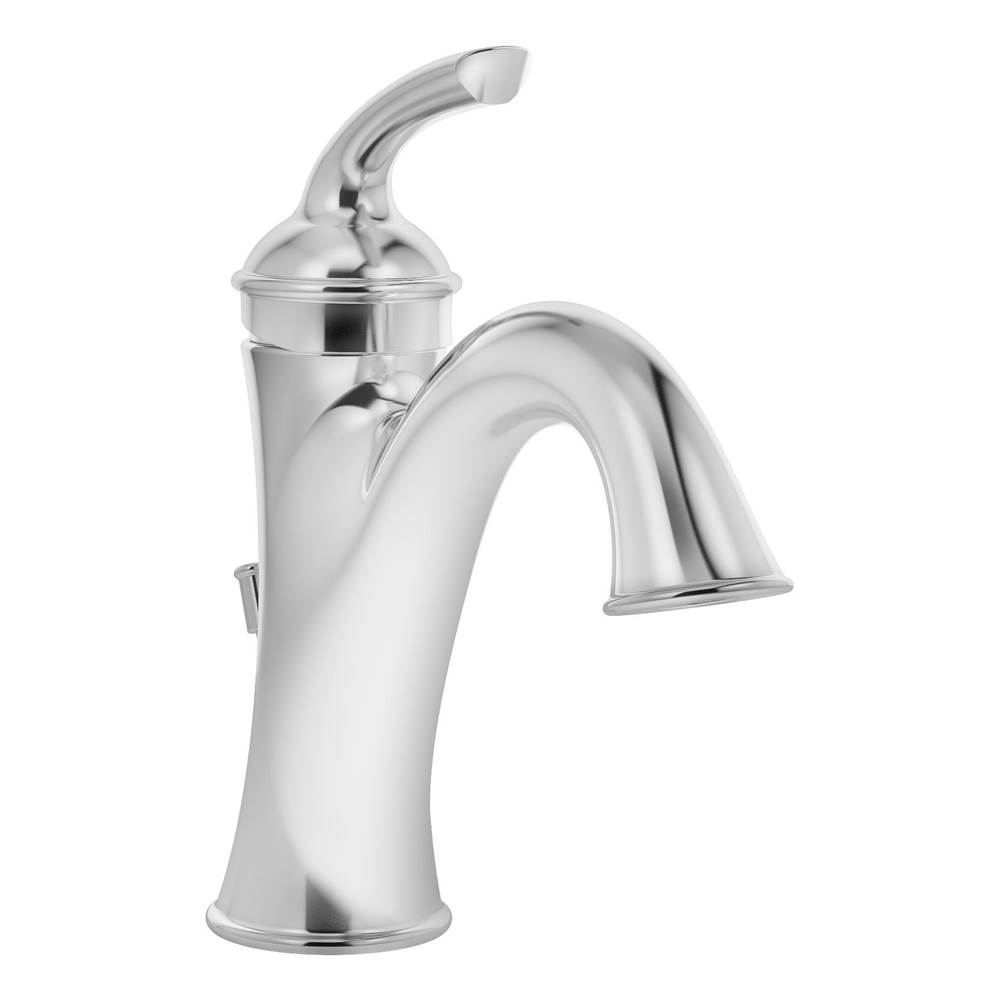 Symmons Elm Single Hole Single-Handle Bathroom Faucet with Drain Assembly in Polished Chrome (1.0 GPM)