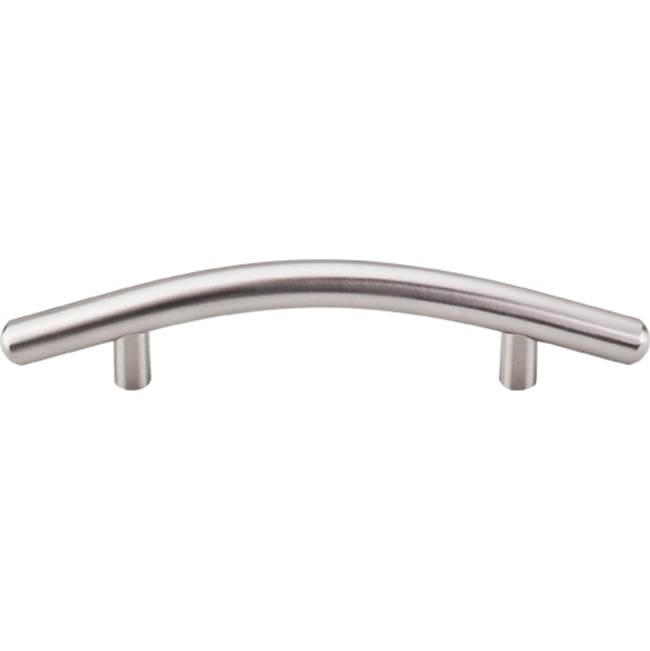 Top Knobs Curved Bar Pull 3 3/4 Inch (c-c) Brushed Satin Nickel