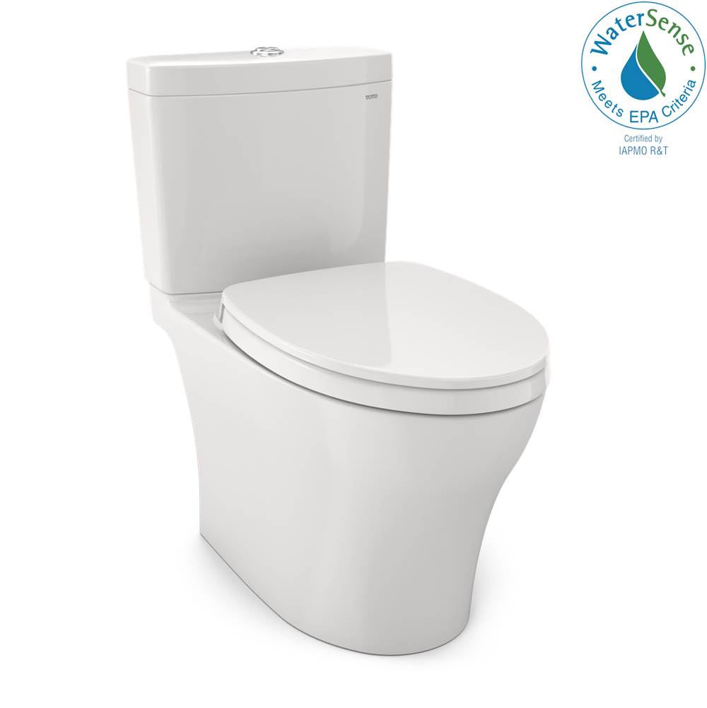 TOTO Toto Aquia Iv Washlet+ Two-Piece Elongated Dual Flush 1.28 And 0.9 Gpf Toilet With Cefiontect, Colonial White