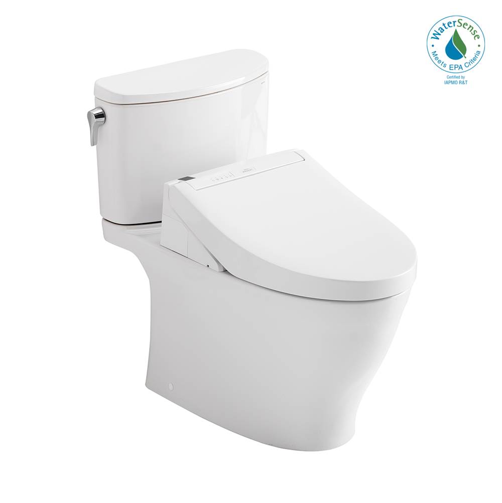 TOTO Toto® Washlet®+ Nexus® 1G® Two-Piece Elongated 1.0 Gpf Toilet With C5 Bidet Seat, Cotton White