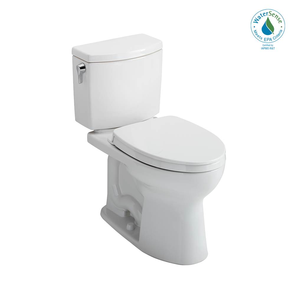 TOTO Toto® Drake® II 1G® Two-Piece Elongated 1.0 Gpf Universal Height Toilet With Cefiontect And Ss124 Softclose Seat, Washlet+ Ready, Sedona Beige