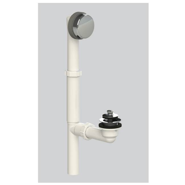 Watco Manufacturing Push Pull Innovator Bath Waste Tubular Plastic Pvc Rubbed Bronze 6 In Extension