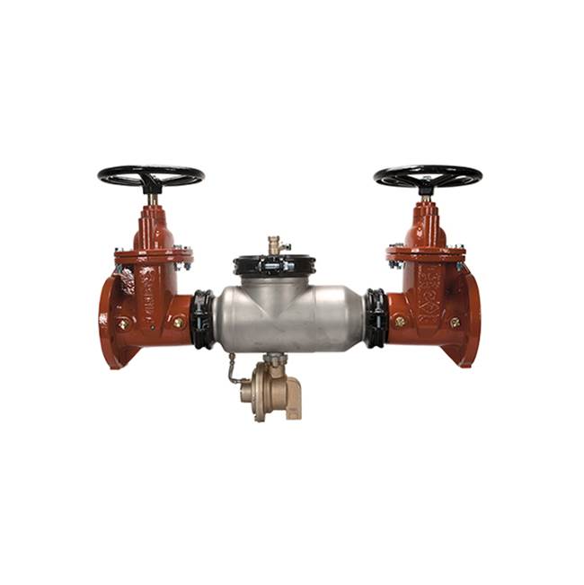 Zurn Industries 2-1/2'' 375AST Reduced Pressure Principle Backflow Preventer with grooved end butterfly gate Vlvs