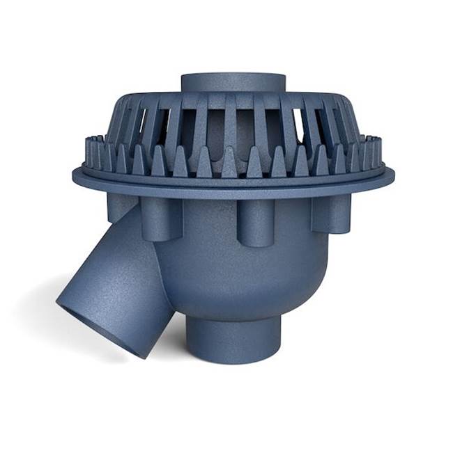 Zurn Industries 100C5 CI Bi- Functional Roof Drain w/ 5''NH Connections and Overflow Dome